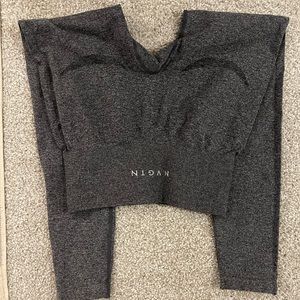 NVGTN medium dark heather grey leggings